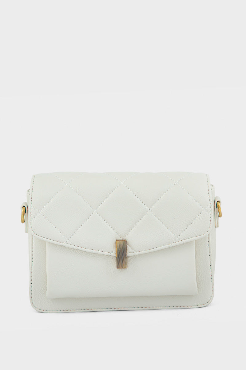 Flap Shoulder Bags BS2127-Ivory