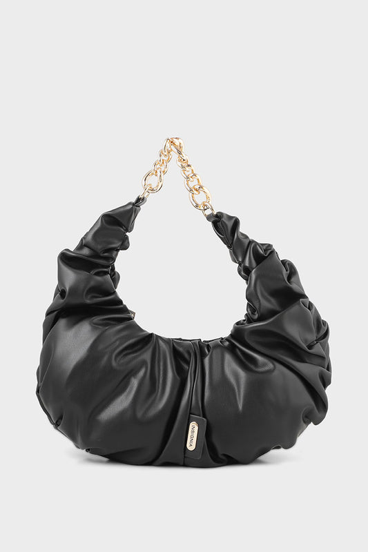 Hobo Hand Bags B10521-Black