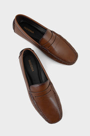 Men Casual Moccasin MC4042-Coffee
