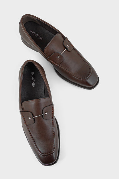 Men Formal Loafers MF7056-Brown