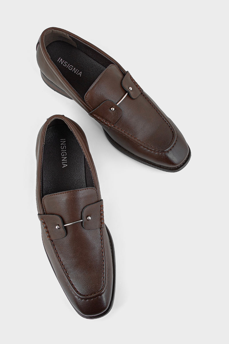Men Formal Loafers MF7056-Brown