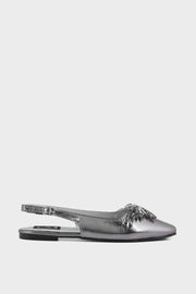 Casual Sling Back IP4016-Gun Metallic