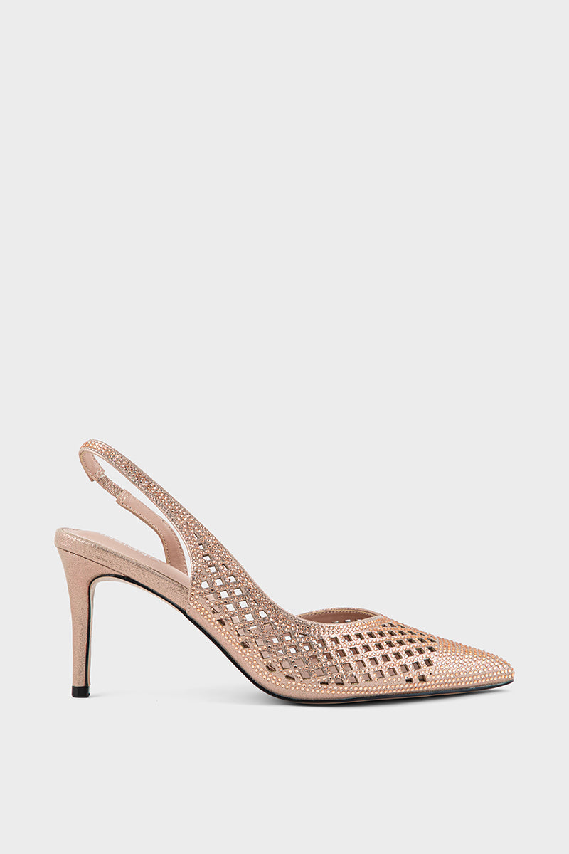 Party Wear Sling Back IP4027-Champagne