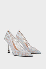 Pary Wear Court Shoes IP5048-Silver