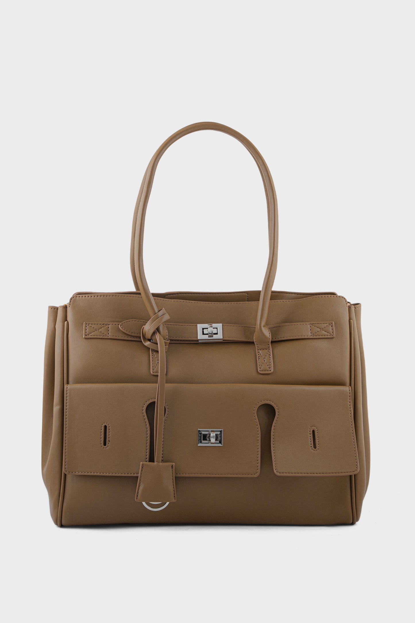 Tote Shoulder Bags BS2215-Brown