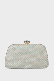 Party Wear Clutch B21597-Golden