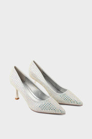 Party Wear Court Shoes IP5045-Silver
