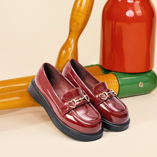 Girls Formal Loafer GF9501-Maroon