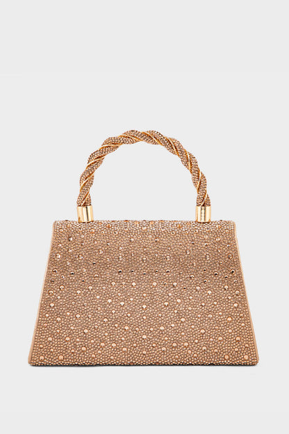 Party Wear Clutch BH0123-Rose Gold