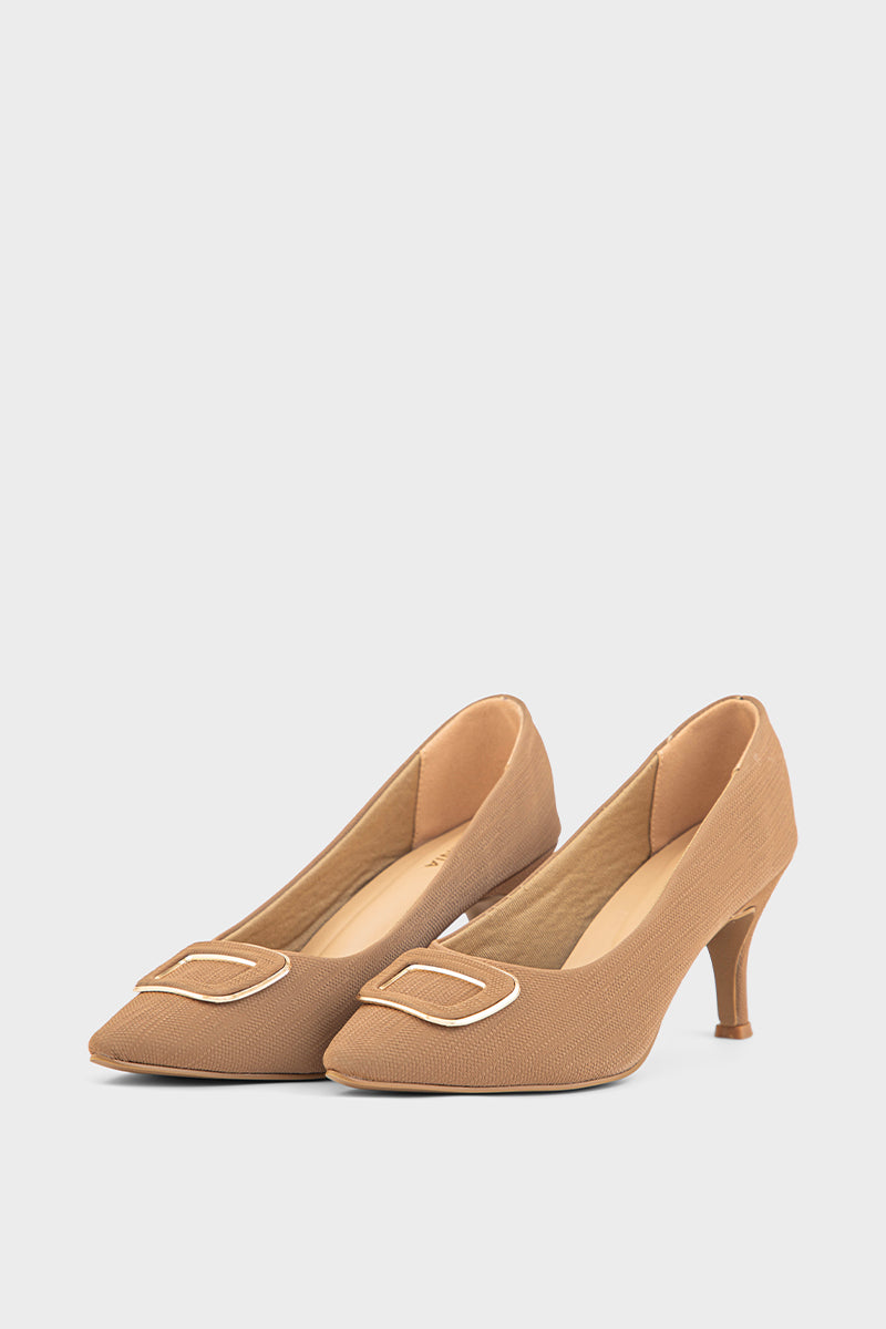 Formal-Court Shoes-IF5078-Dark Beige