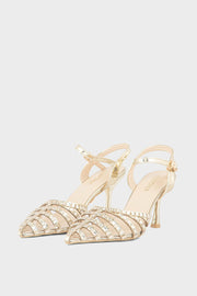 Party Wear Sandal IP2026-Golden