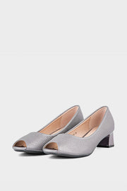 Formal Peep Toes IF3506-Gun Metallic