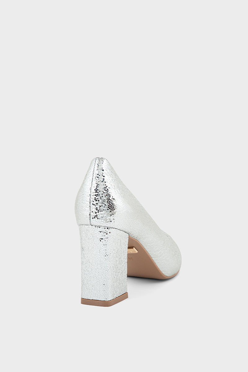 Pary Wear Court Shoes IP5052-Silver