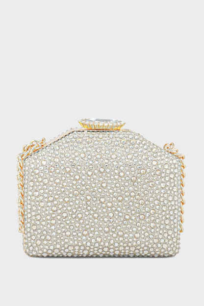 Party Wear Clutch BK4048-Golden