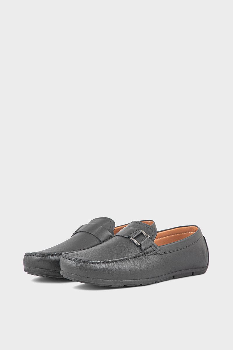 Men Casual Driving Mocs MC4015-Black