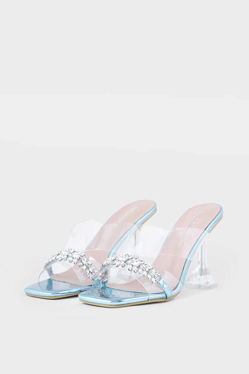 Party Wear Slip On IP0037-Sky Blue