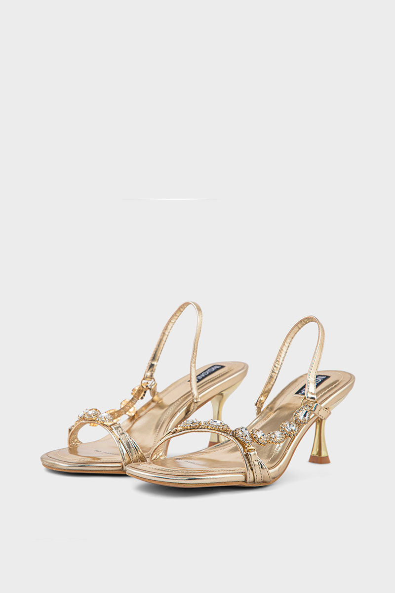 Party Wear Sandal IP2054-Gold