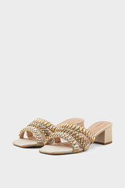 Party Wear Slip On IP0054-Golden