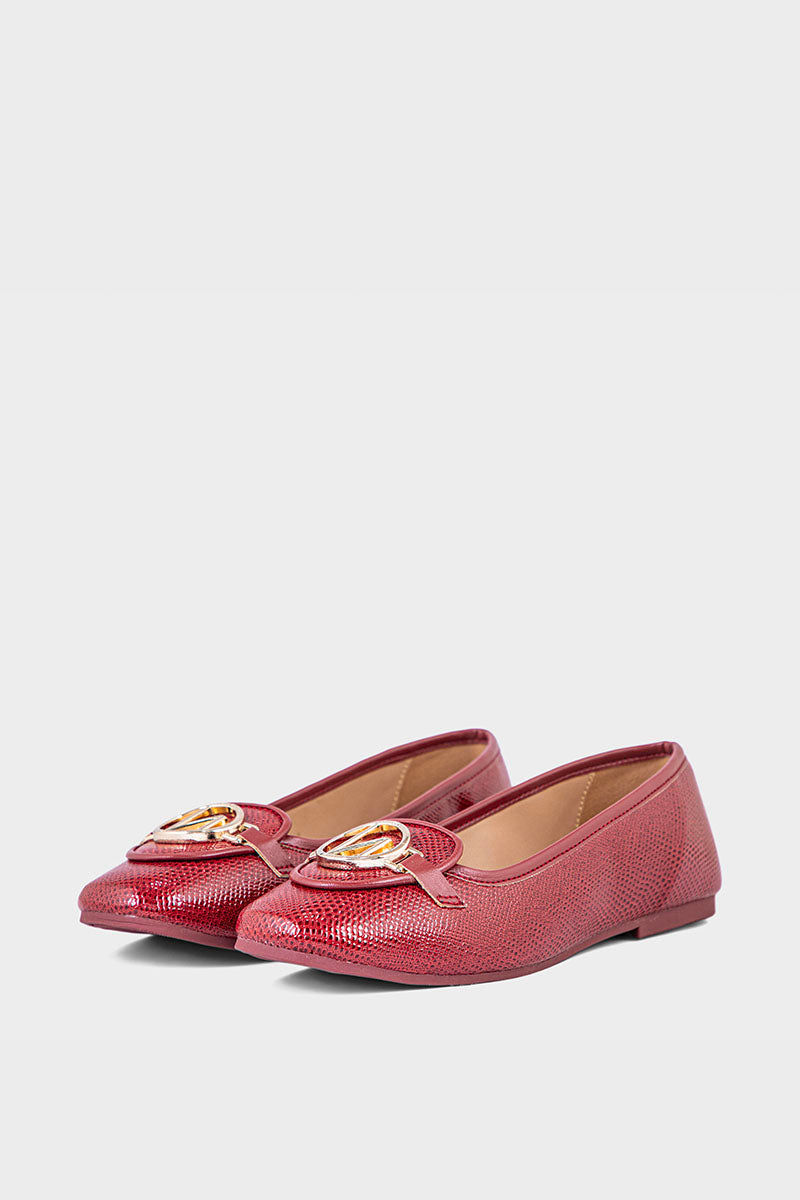 Casual Pumps IC6008-Maroon