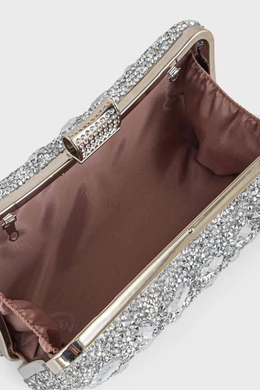 Party Wear Clutch BK4132-Silver