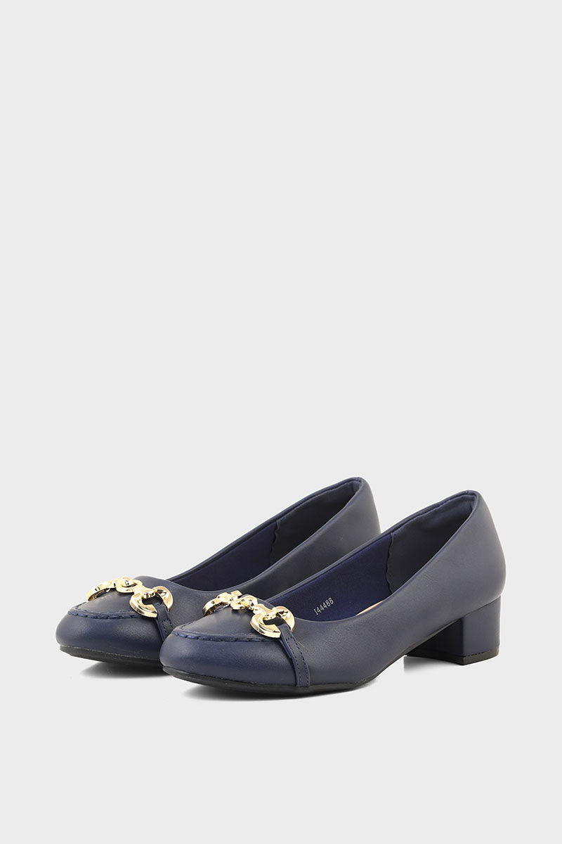 Formal Court Shoes I44488-Navy
