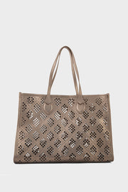Tote Hand Bags BS2190-Pewter