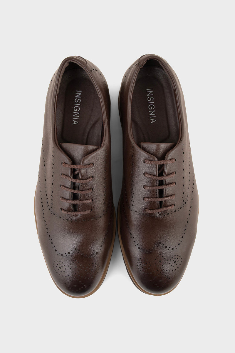 Men Formal Derby MF7510-Dark Brown
