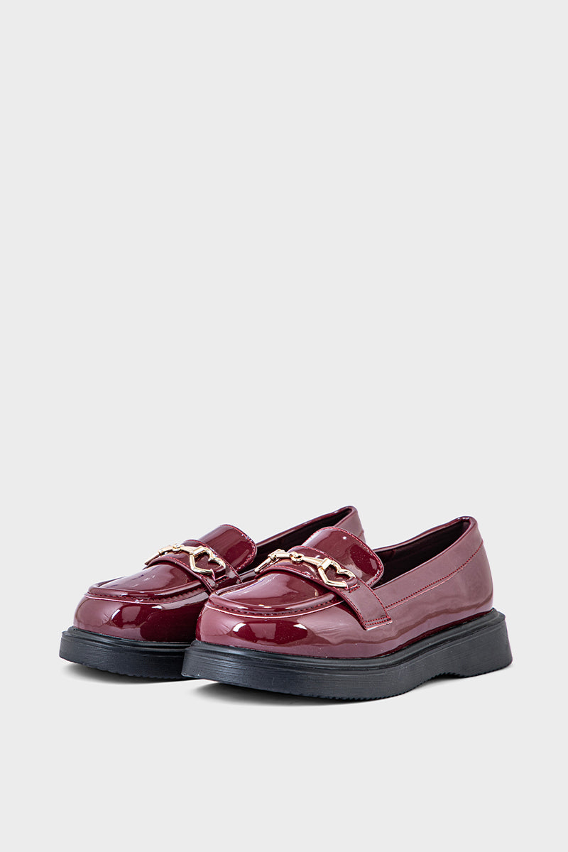 Girls Formal Loafer GF9501-Maroon