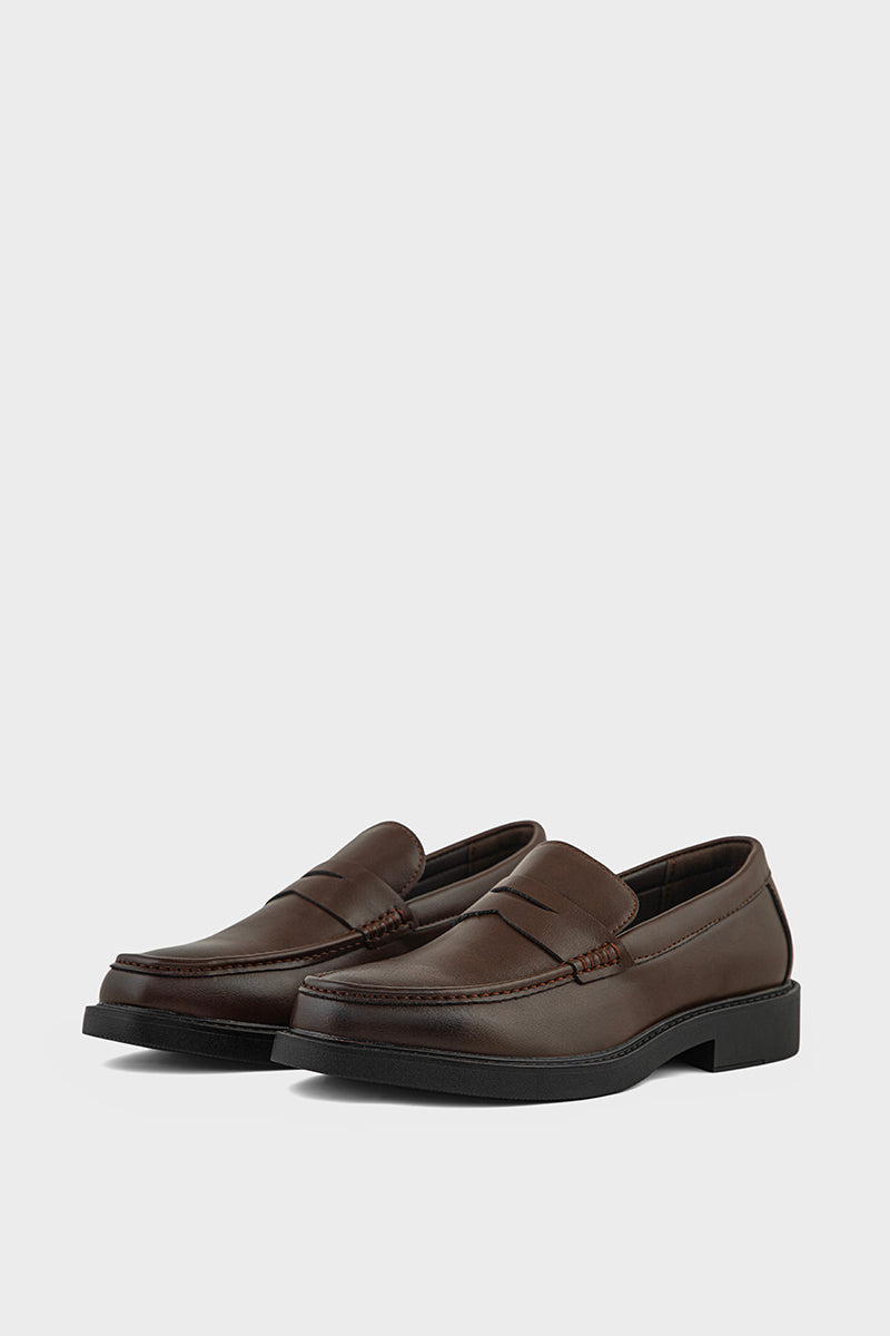 Men Formal Loafers MF7032-Coffee