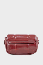 Flap Shoulder Bags BS2115-Maroon
