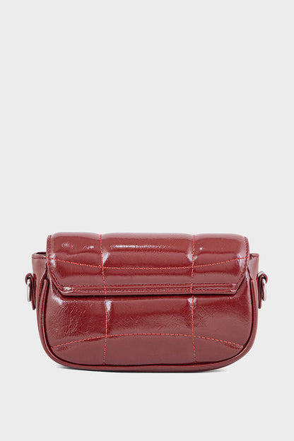 Flap Shoulder Bags BS2115-Maroon