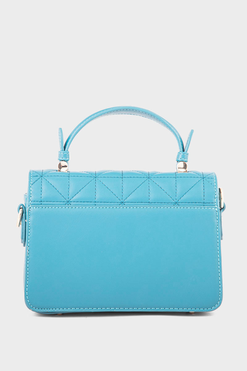 Formal Flap Shoulder Bags BH0060-Teal Blue