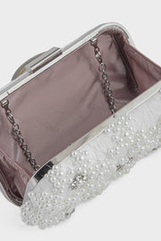 Party Wear Clutch BK4104-Ivory