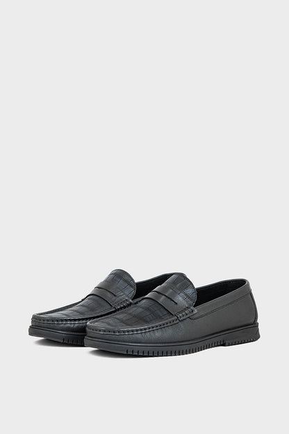 Men Casual Moccasin MC4013-Black
