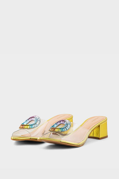 Party Wear Slip On IP0055-Golden