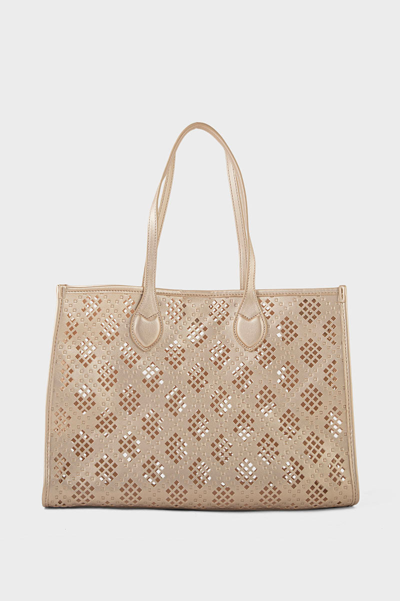 Tote Hand Bags BS2190-Light Gold
