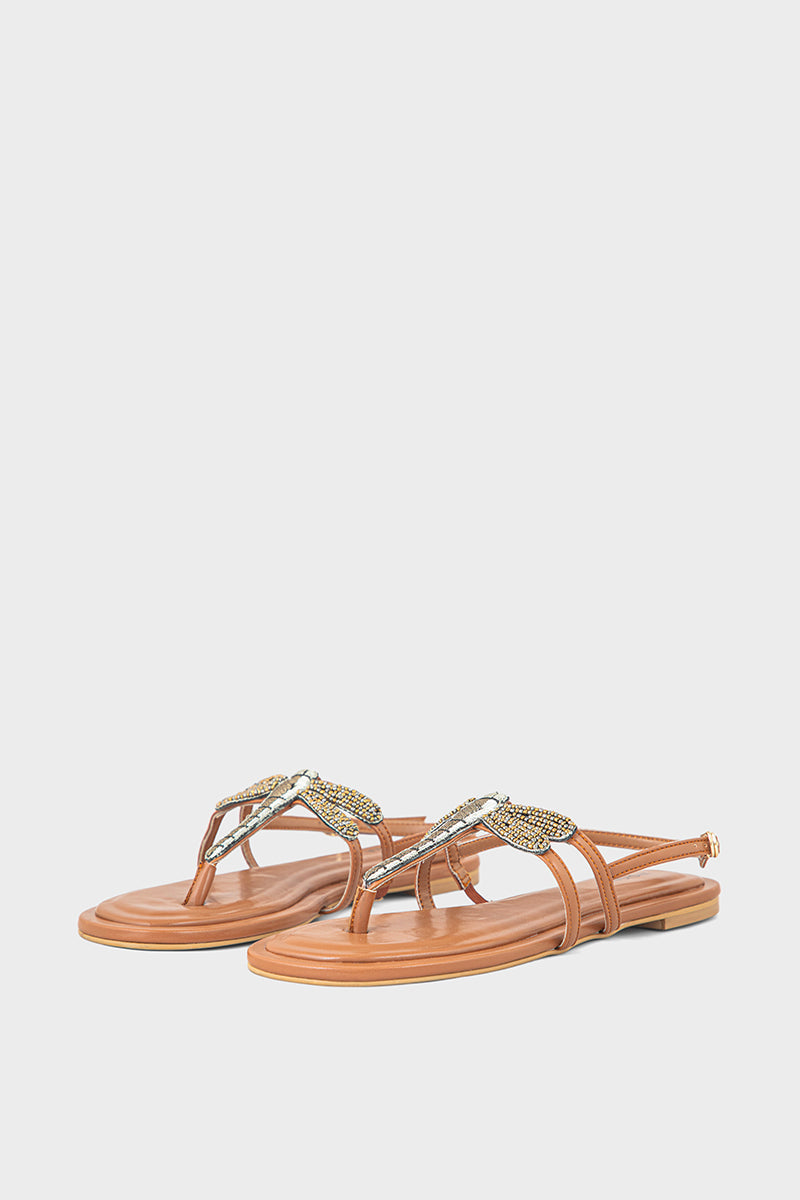 Casual Thong IC3005-Tan