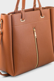 Tote Hand Bags BS2342-Brown