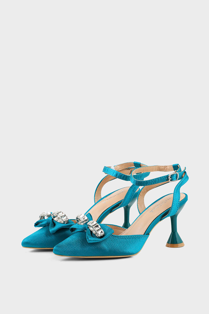 Formal Sling Back I47285-Teal Green