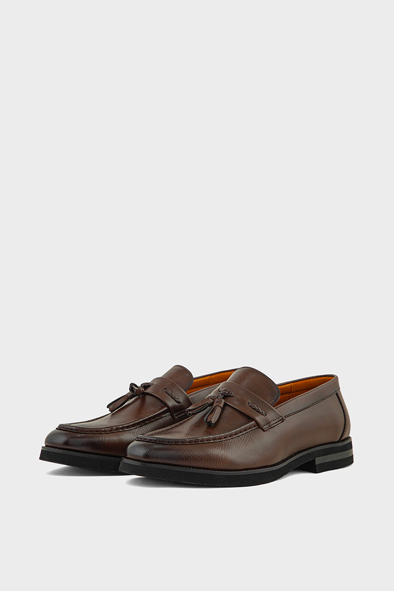 Men Formal Loafers MF7033-Coffee