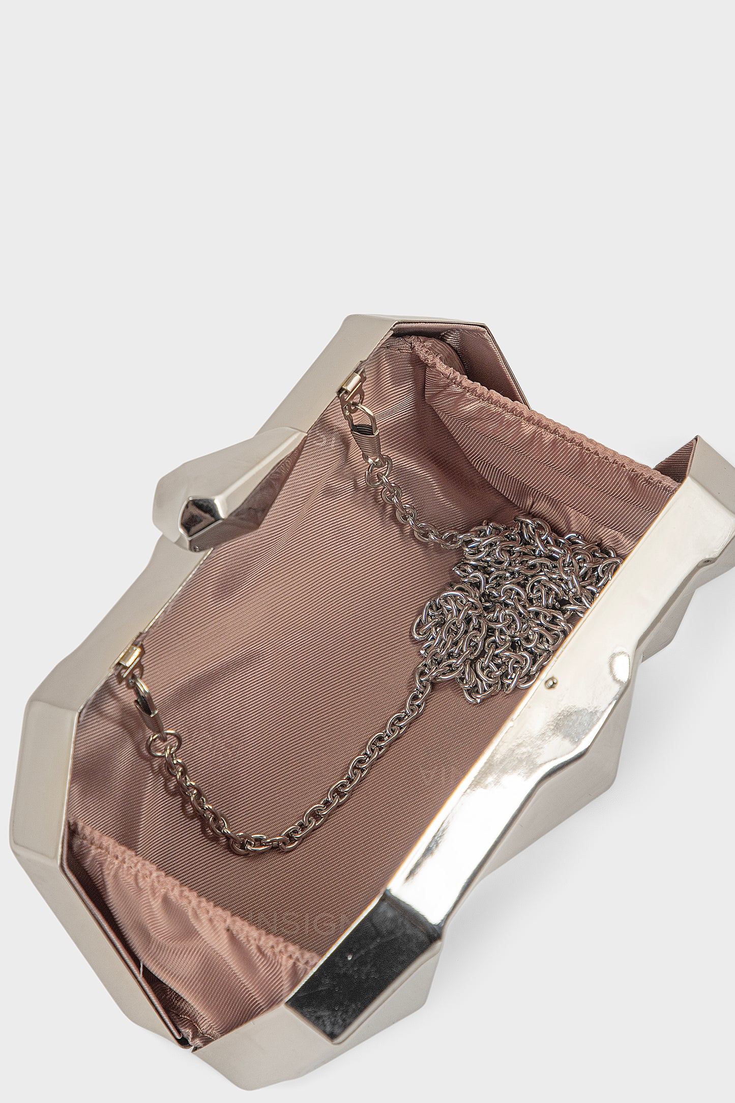 Party Wear Clutch BK4169-Silver