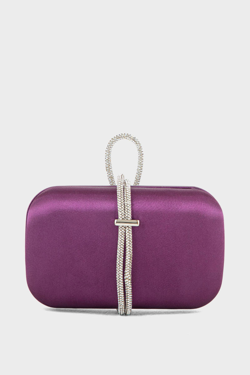 Party Wear Clutch BK4050-Plum