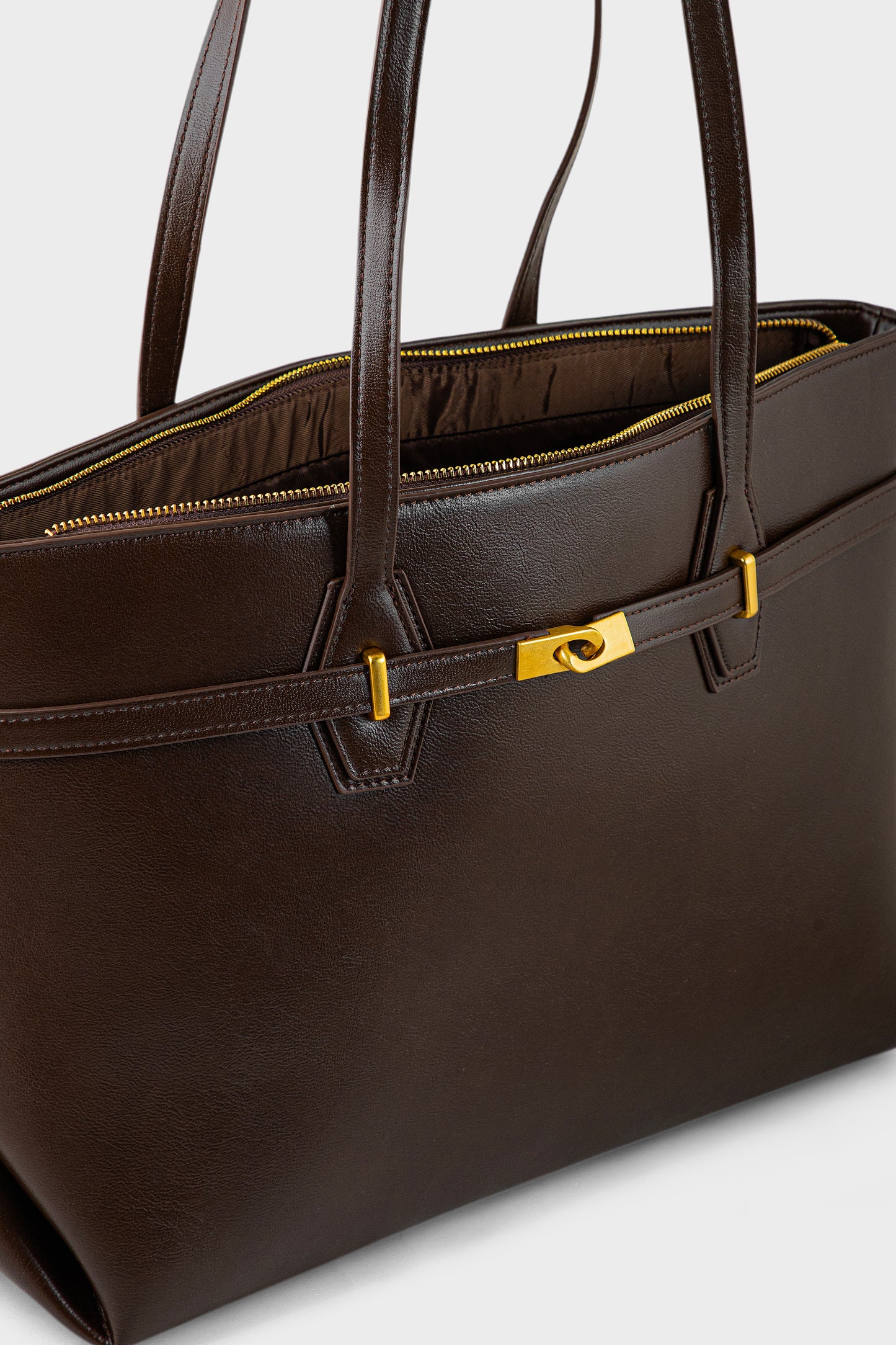 Tote Hand Bags BS2318-Dark Brown