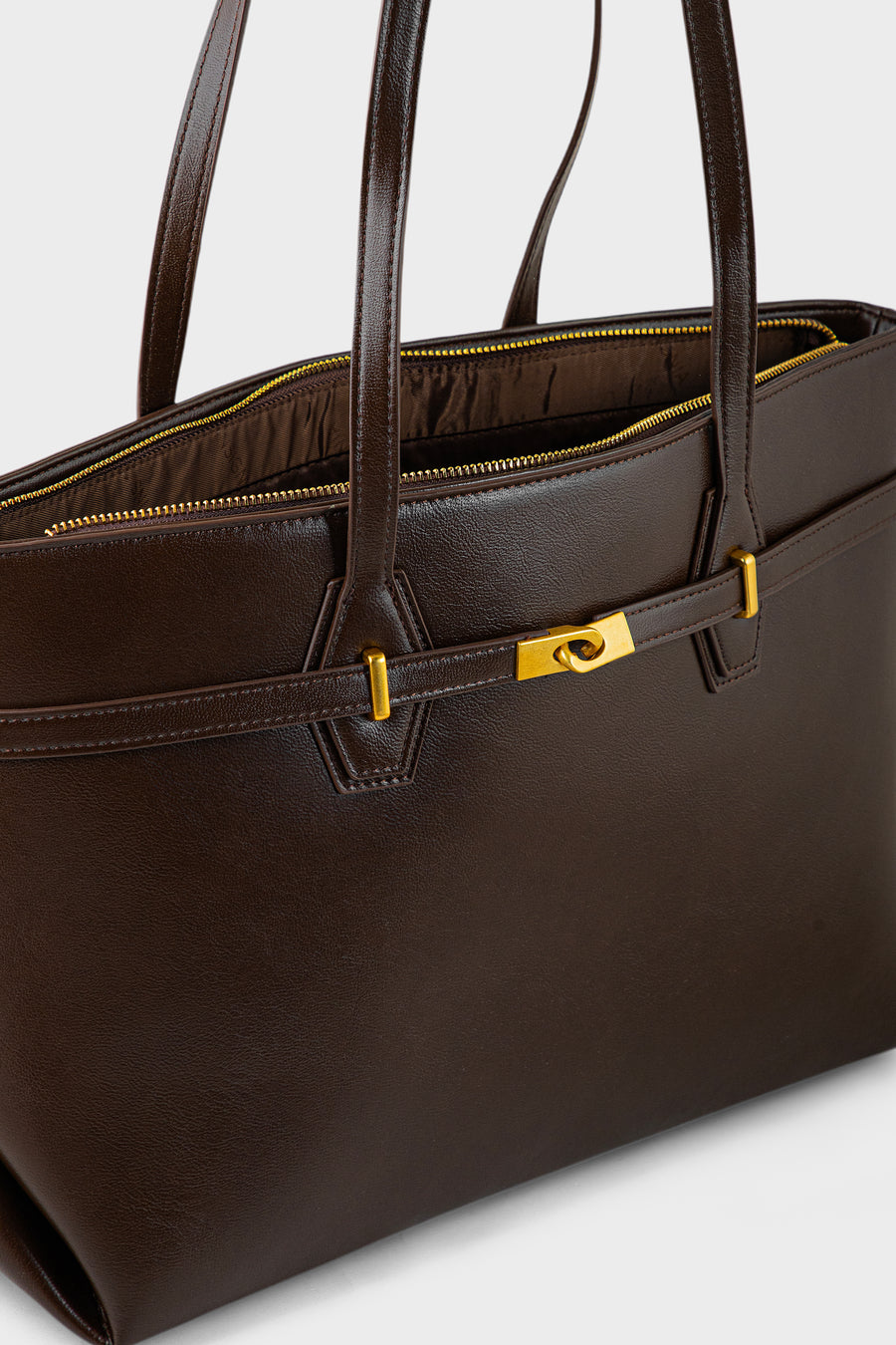 Tote Hand Bags BS2318-Dark Brown