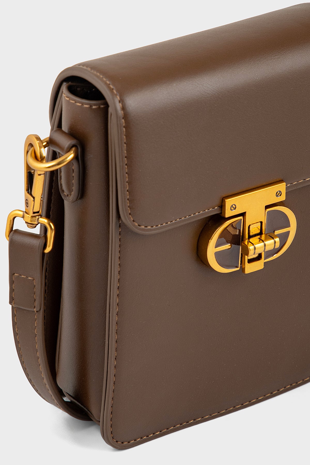 Cross Shoulder Bags BS2357-Brown