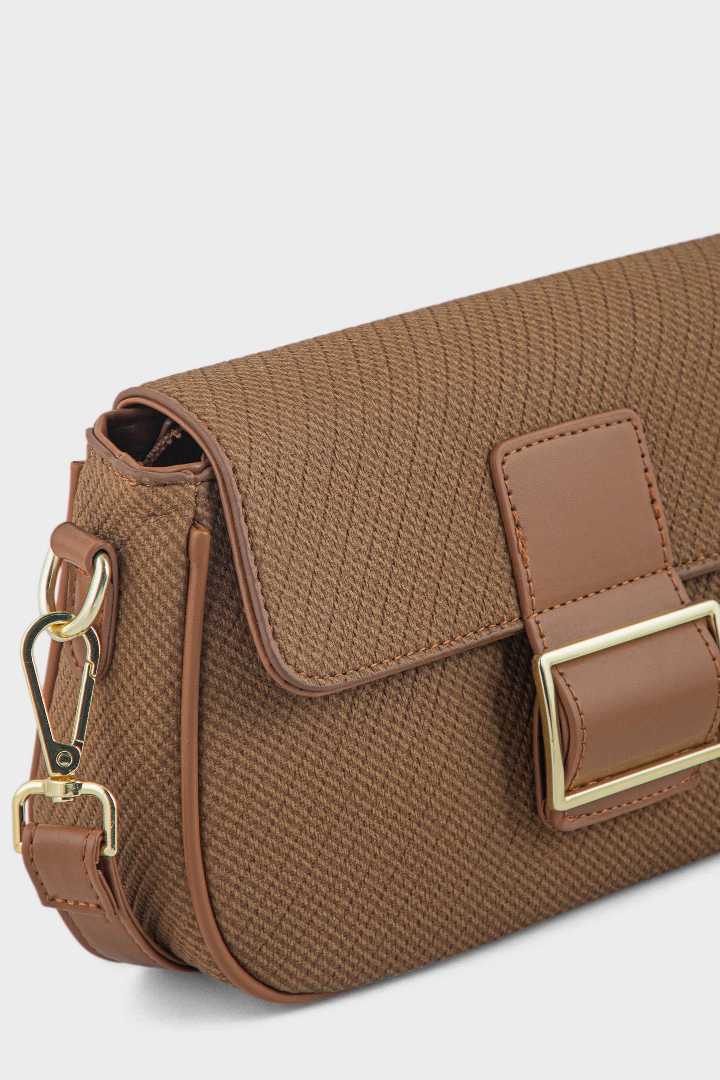 Cross Shoulder Bags BS2295-Brown
