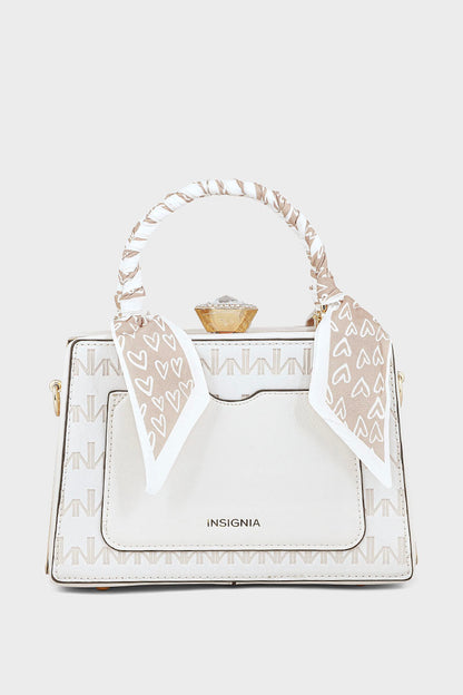 Top Handle Hand Bags BH0057-Ivory
