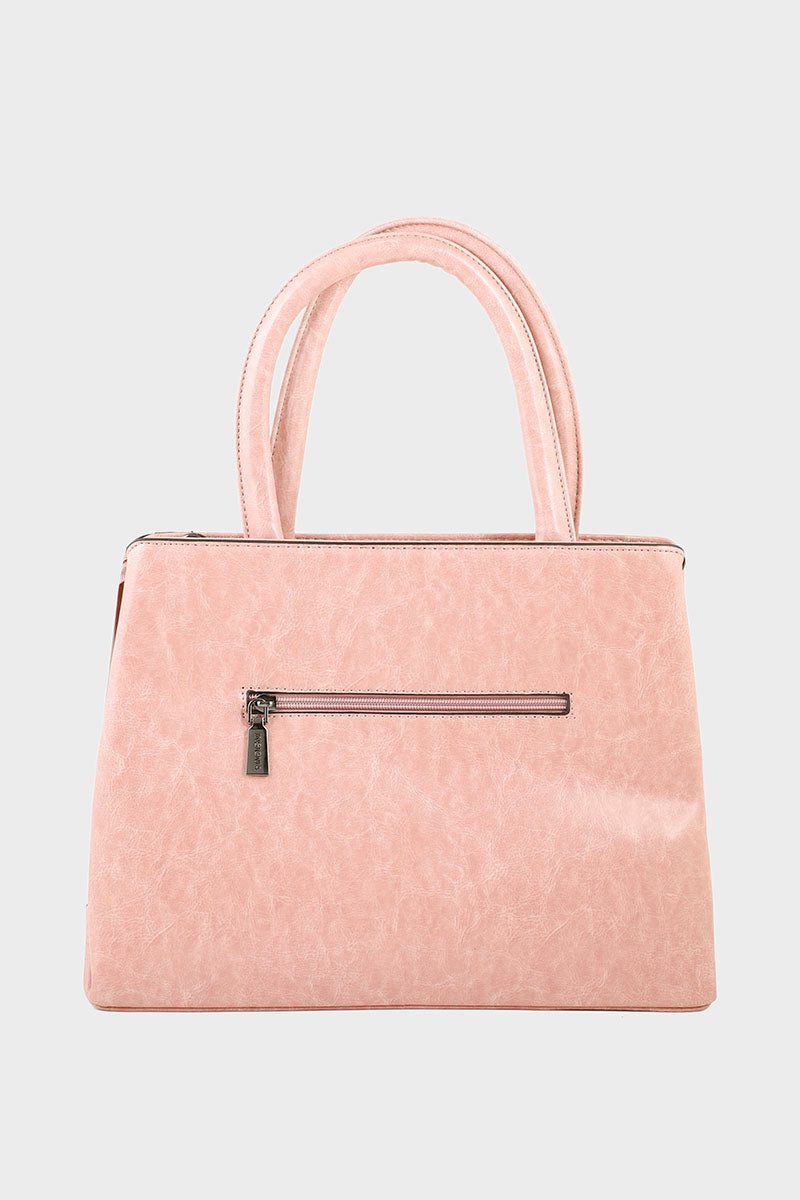 Formal Tote Hand Bags B14970-Pink