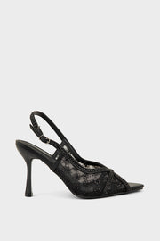 Party Wear Sling Back IP4050-Black