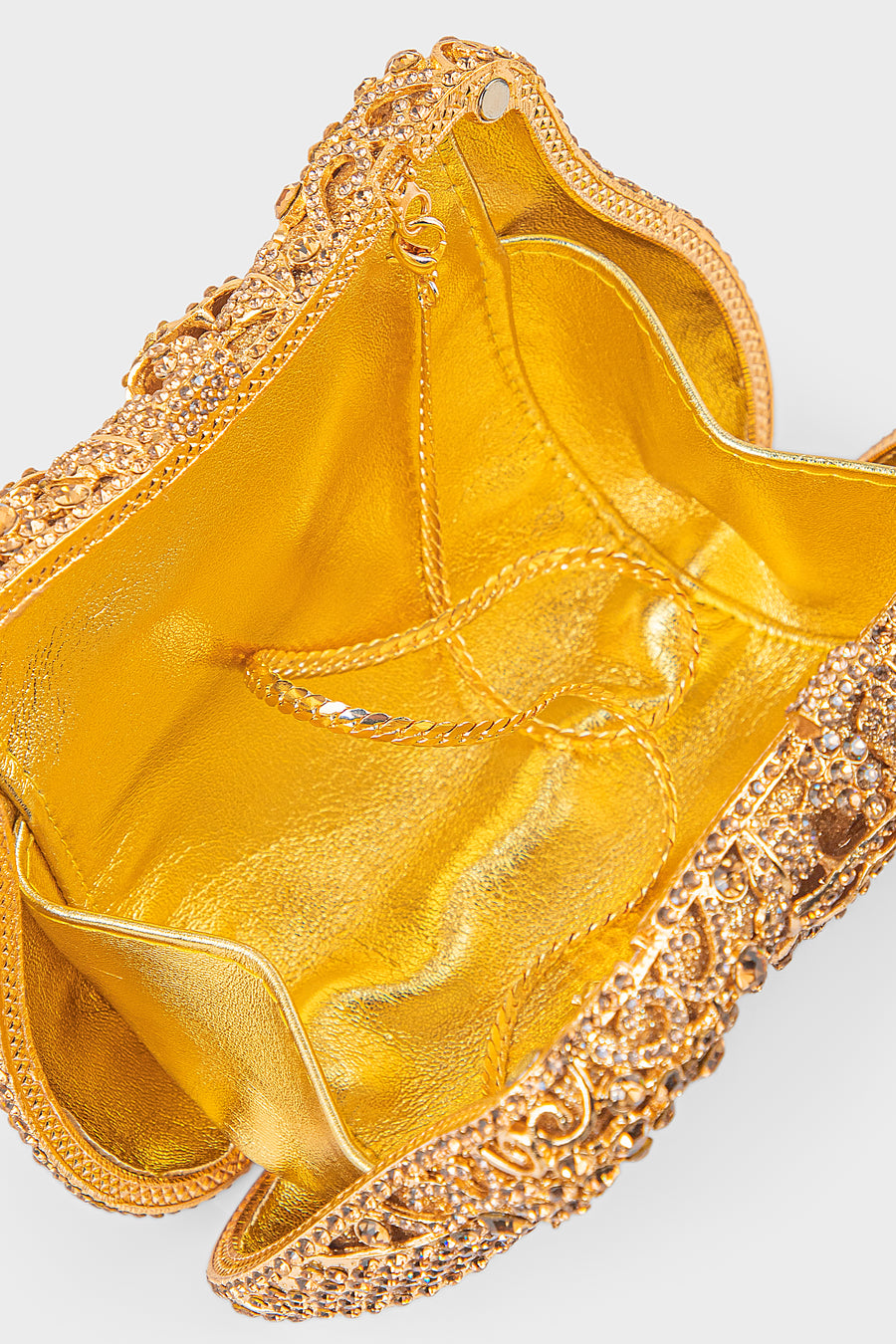 Party Wear Clutch BK4135-Golden